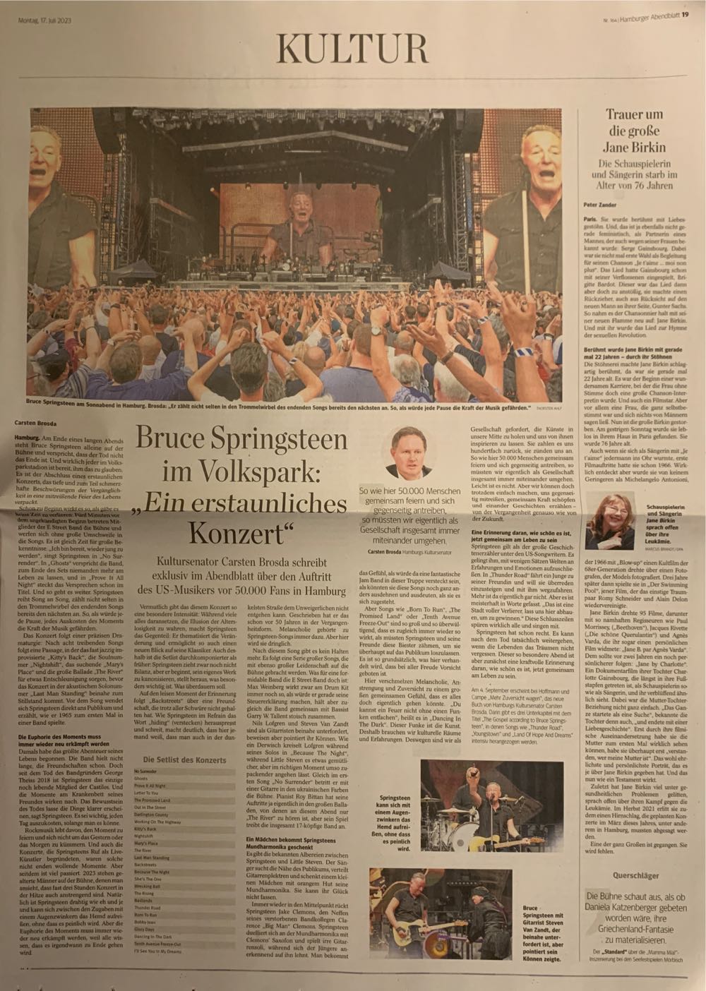 Hamburger Abendblatt  (July) magazine collectible - Main Image 2