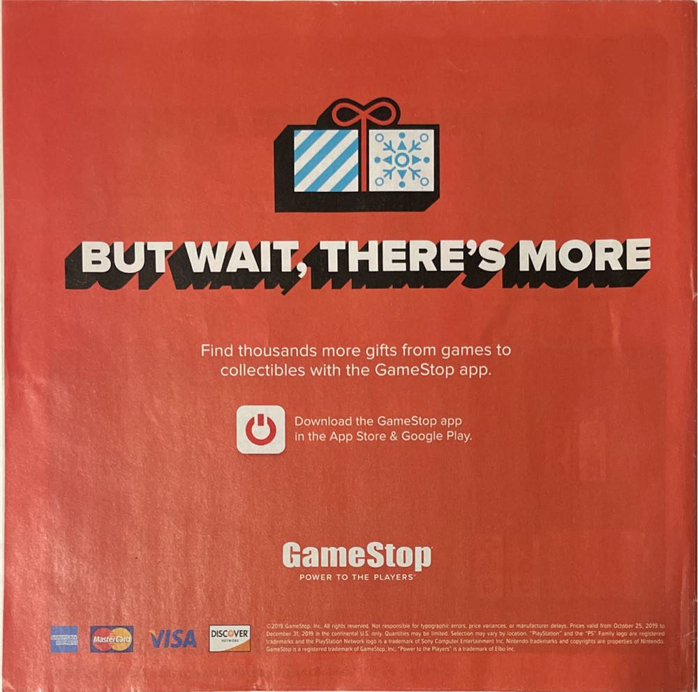 Gamestop 2019 Holiday gift guide  magazine collectible - Main Image 2