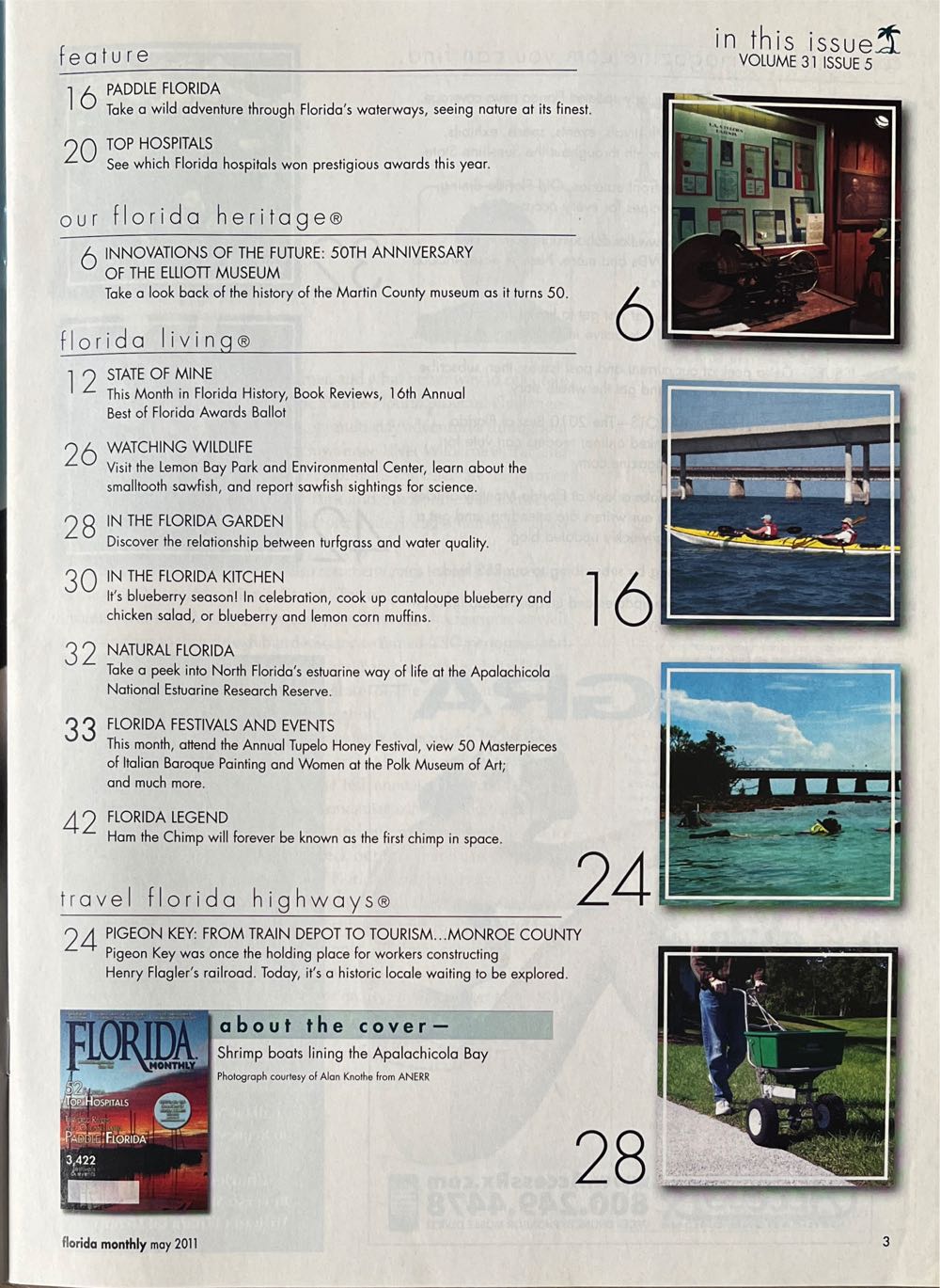 Florida Monthly Vol. 31 Nr. 5  (May) magazine collectible - Main Image 2