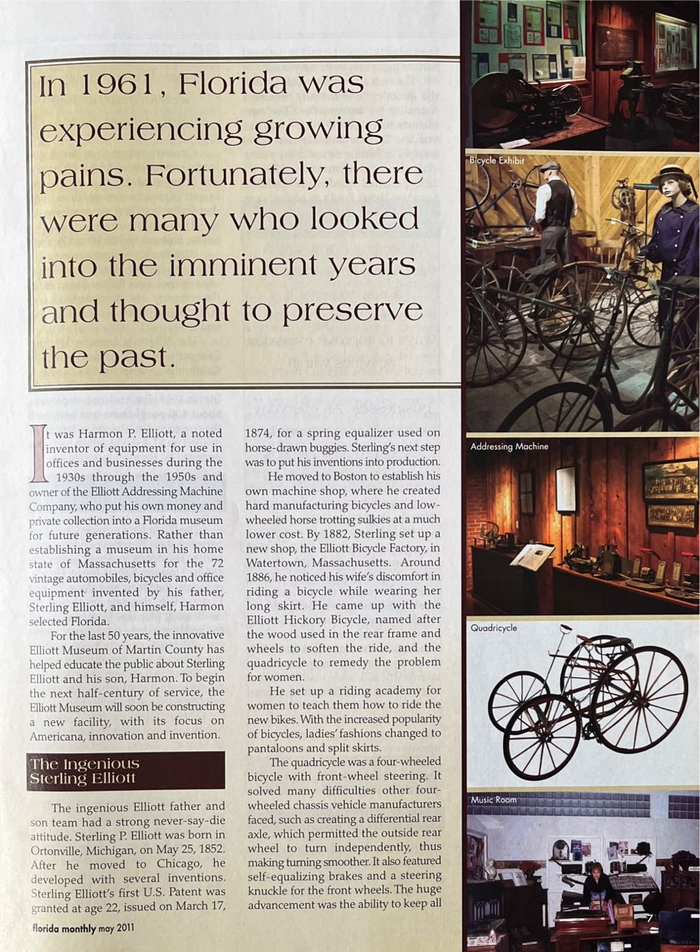 Florida Monthly Vol. 31 Nr. 5  (May) magazine collectible - Main Image 3