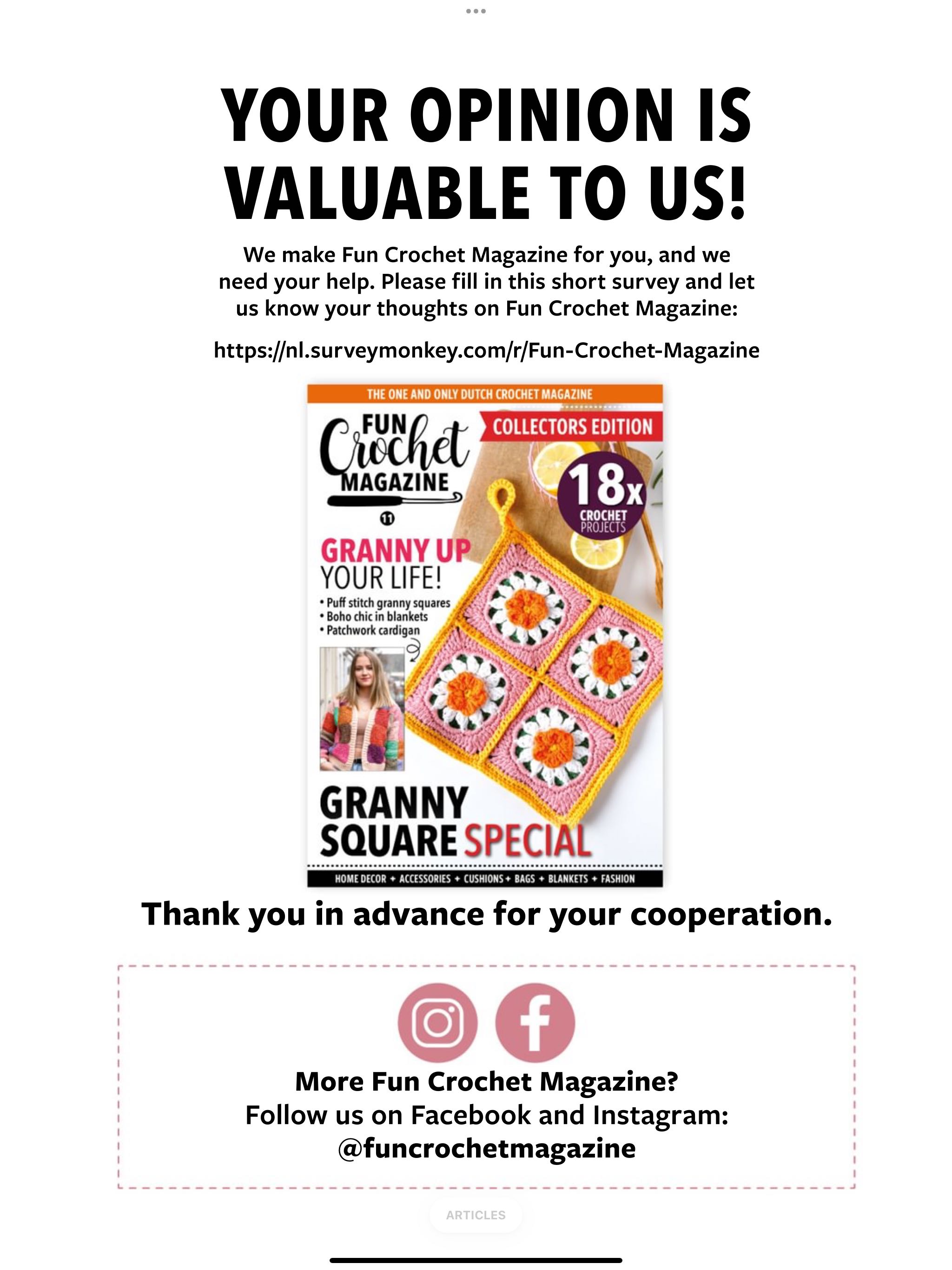 Fun Crochet Magazine  2024 January  (January) magazine collectible - Main Image 2