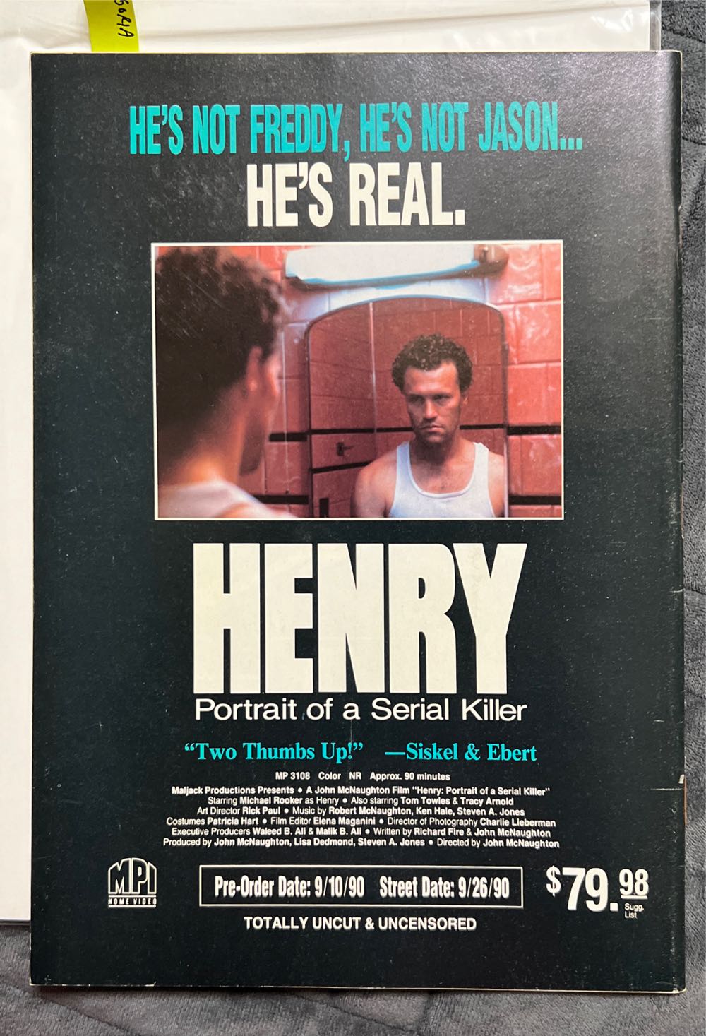 Fangoria #97 NOTLD 1990 - Henry Portrait  magazine collectible - Main Image 2