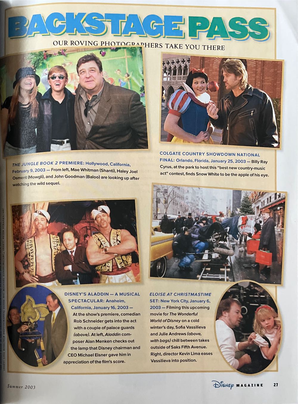 Disney Magazine 2003 Summer  magazine collectible - Main Image 2