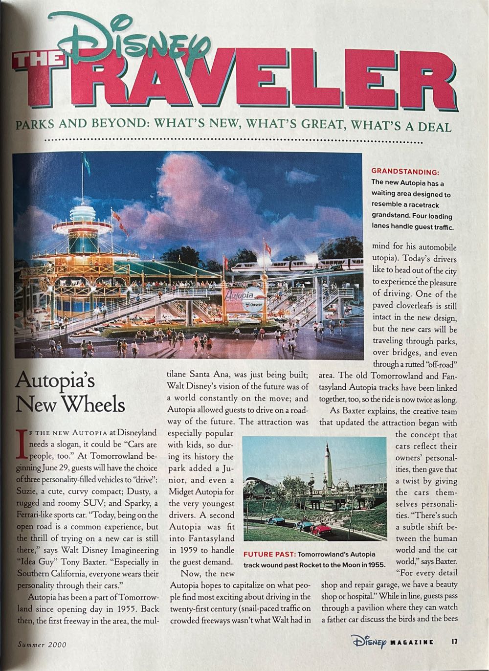 Disney Magazine 2000 Summer  magazine collectible [Barcode 07447008309202] - Main Image 2