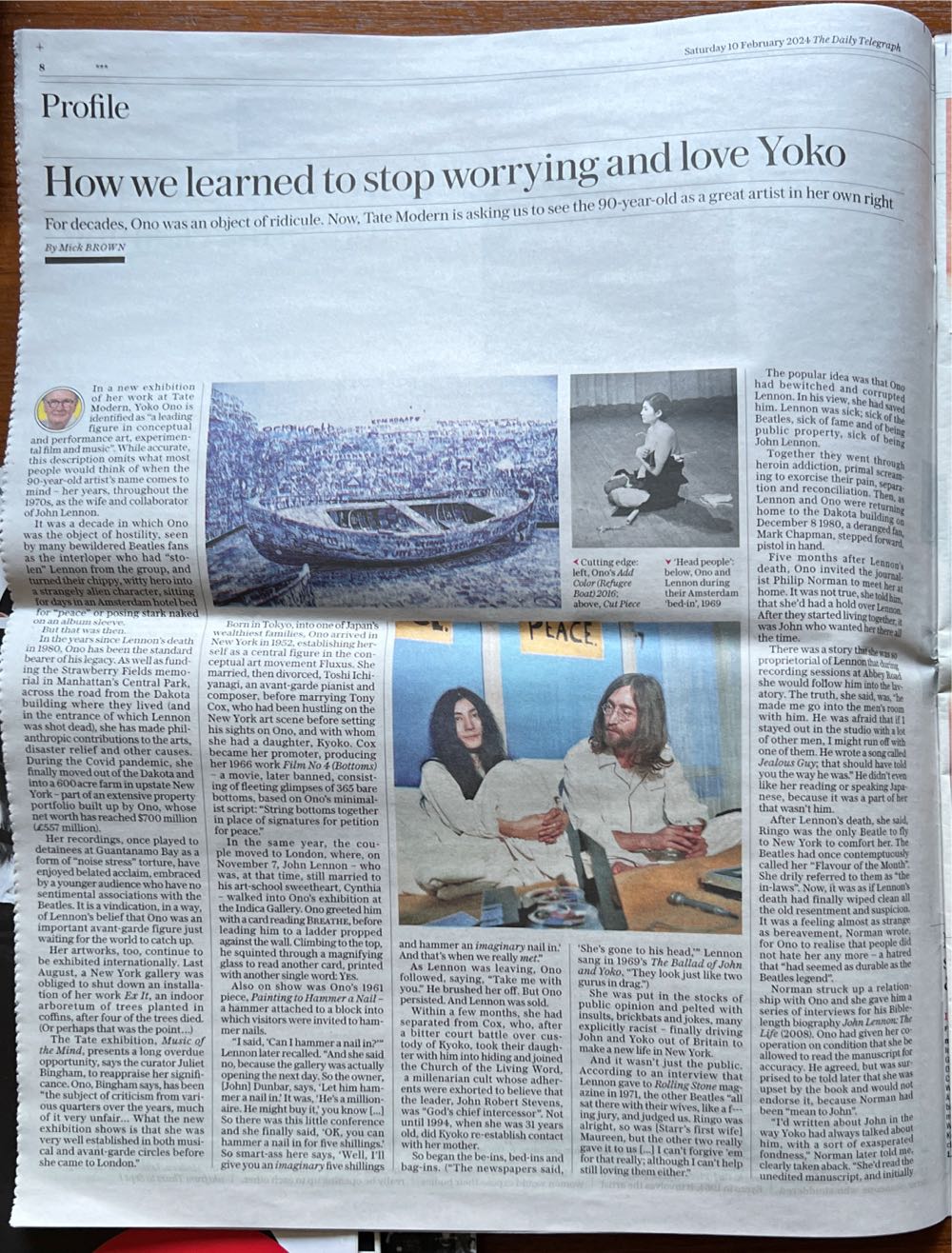 The Daily Telegraph Review My Father Was Rough (Bob Marley)  (February) magazine collectible - Main Image 2