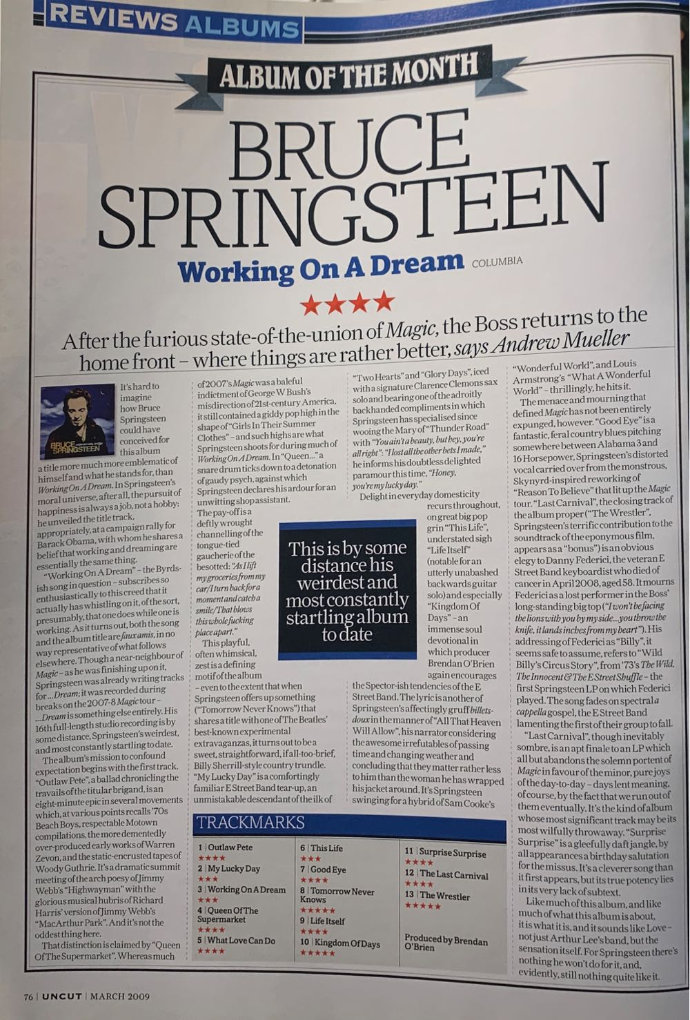 Uncut  (March) magazine collectible - Main Image 2