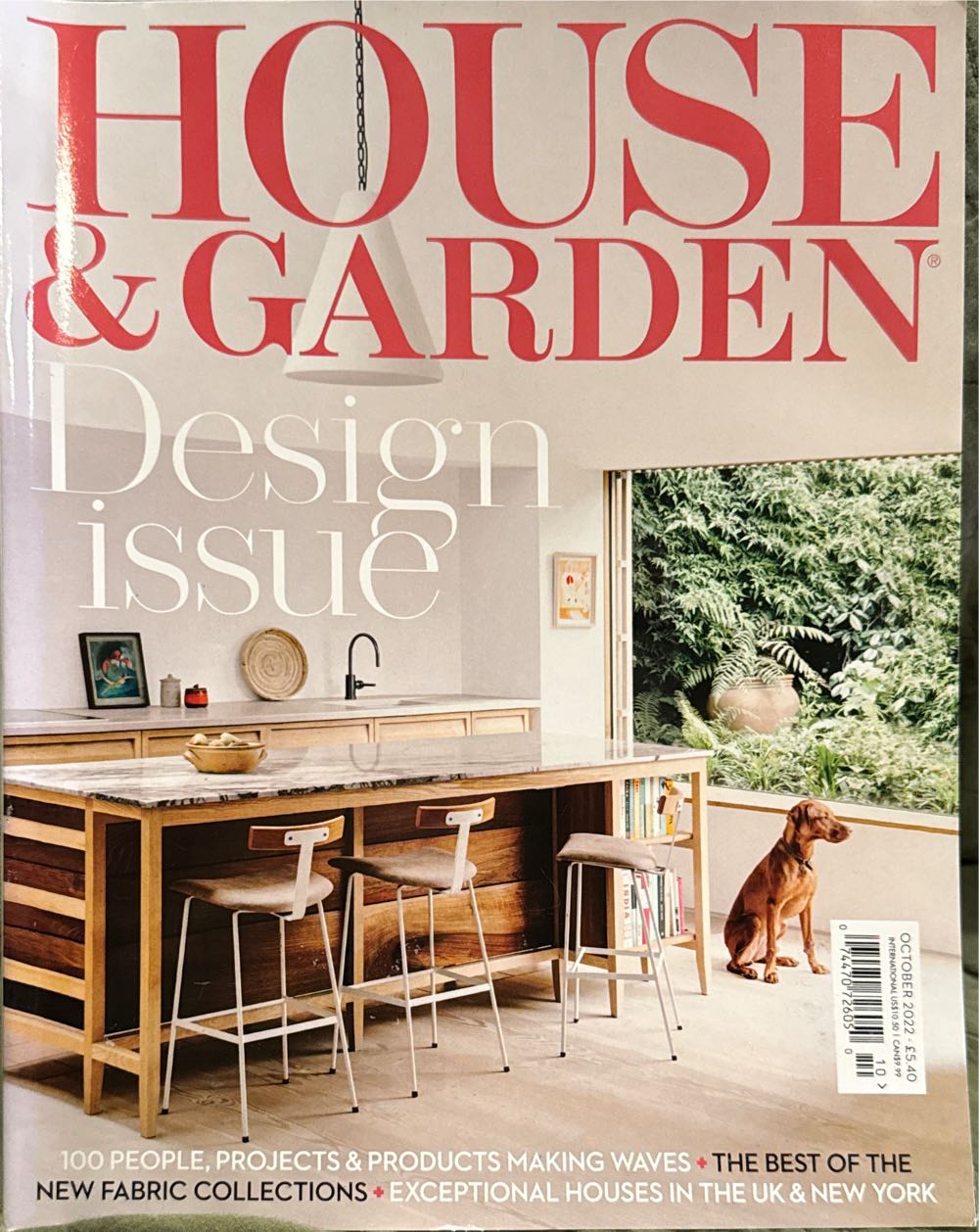 House & Garden  (October) magazine collectible [Barcode 07447072605010] - Main Image 1