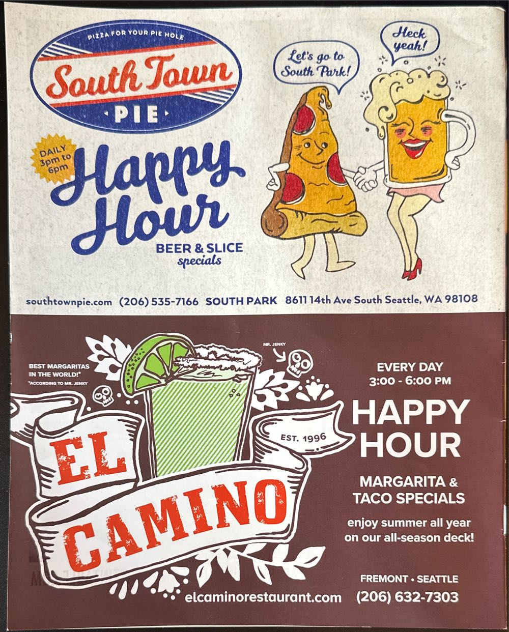 The Strangers Happy Hour Guide  magazine collectible - Main Image 2