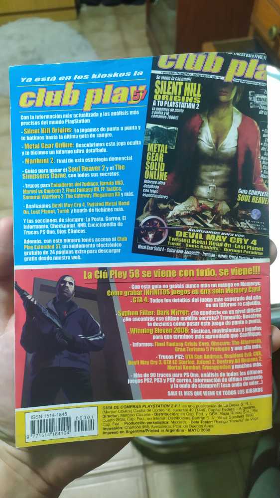 Club Play Año 1 # 1 Guía De Compras Playstation 2  (mayo) magazine collectible [Barcode 977151418410400001] - Main Image 2