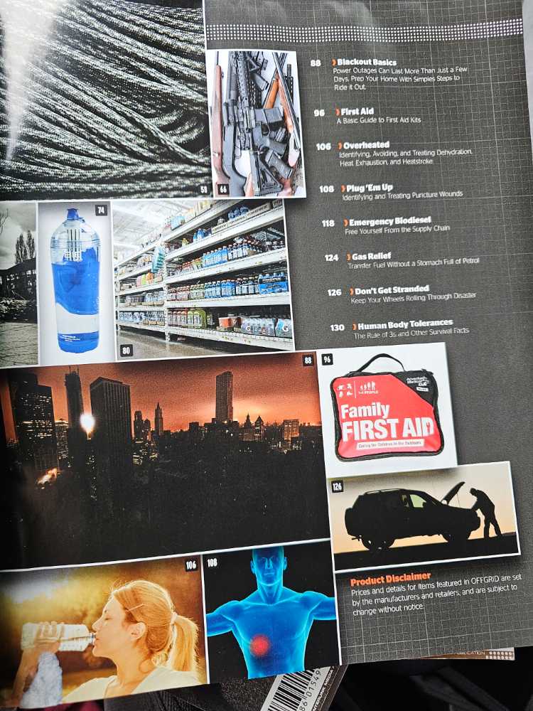 OffGrid  (August) magazine collectible [Barcode 079025349692] - Main Image 3