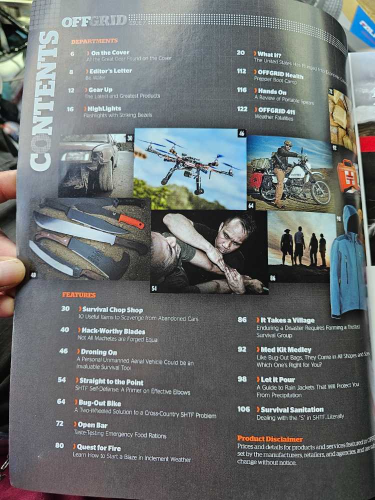 OffGrid  (May) magazine collectible [Barcode 07148601549906] - Main Image 2