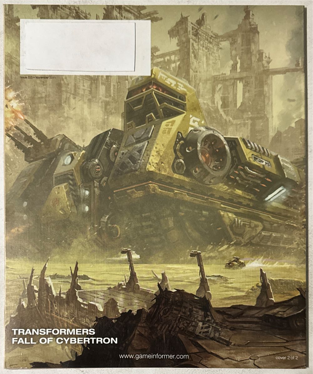 Game Informer 223 (Cover 2 of 2)  (November) magazine collectible - Main Image 2