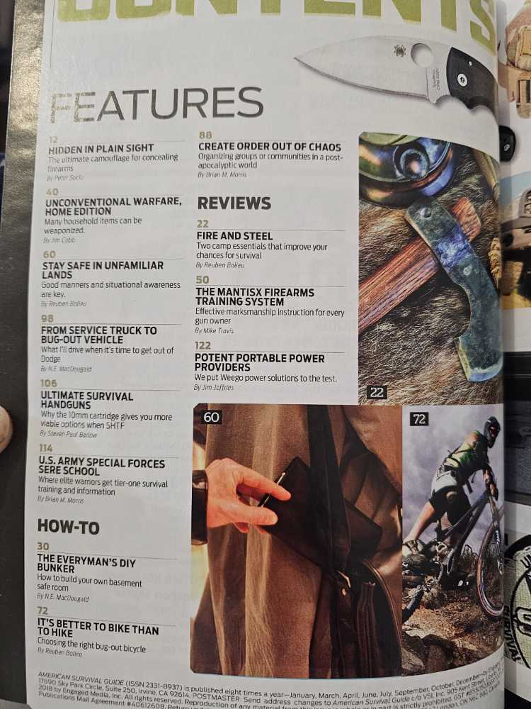 American Survival Guide  (February) magazine collectible [Barcode 07148601319802] - Main Image 2