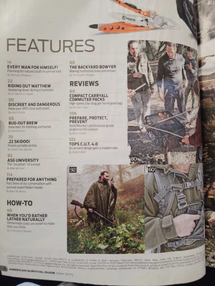 American Survival Guide  (May) magazine collectible [Barcode 07447001319805] - Main Image 2