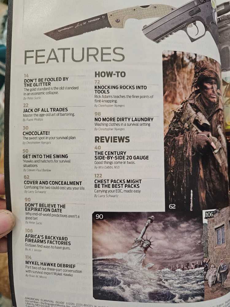 American Survival Guide  (April) magazine collectible [Barcode 07148601319804] - Main Image 2