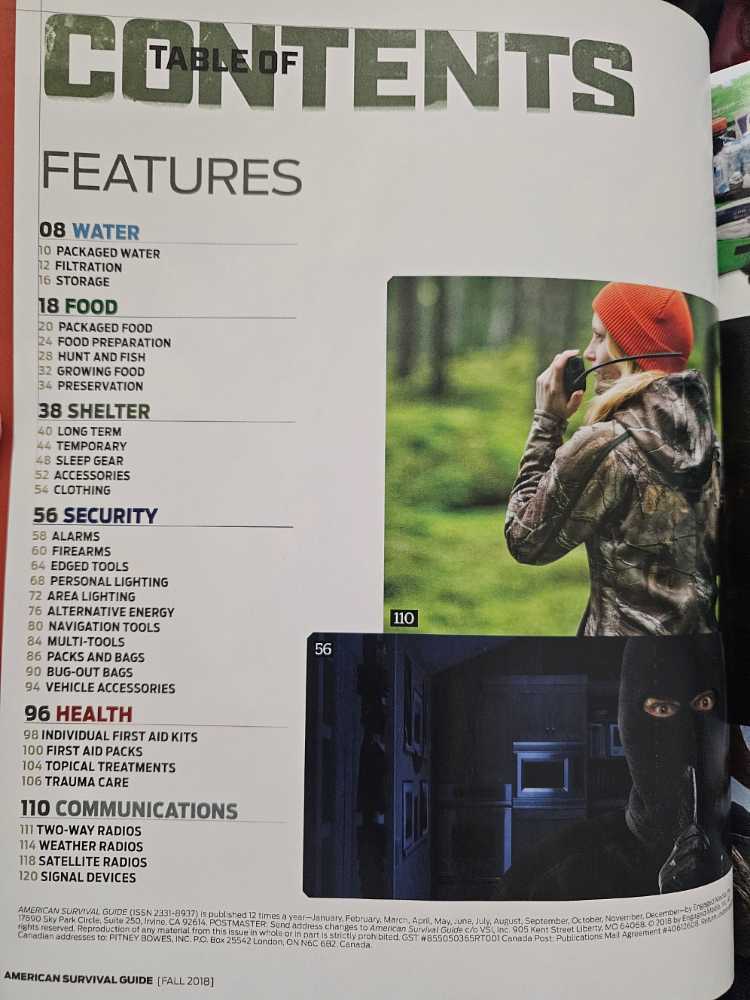 American Survival Guide: Gear Guide  (July) magazine collectible [Barcode 00928101319883] - Main Image 2