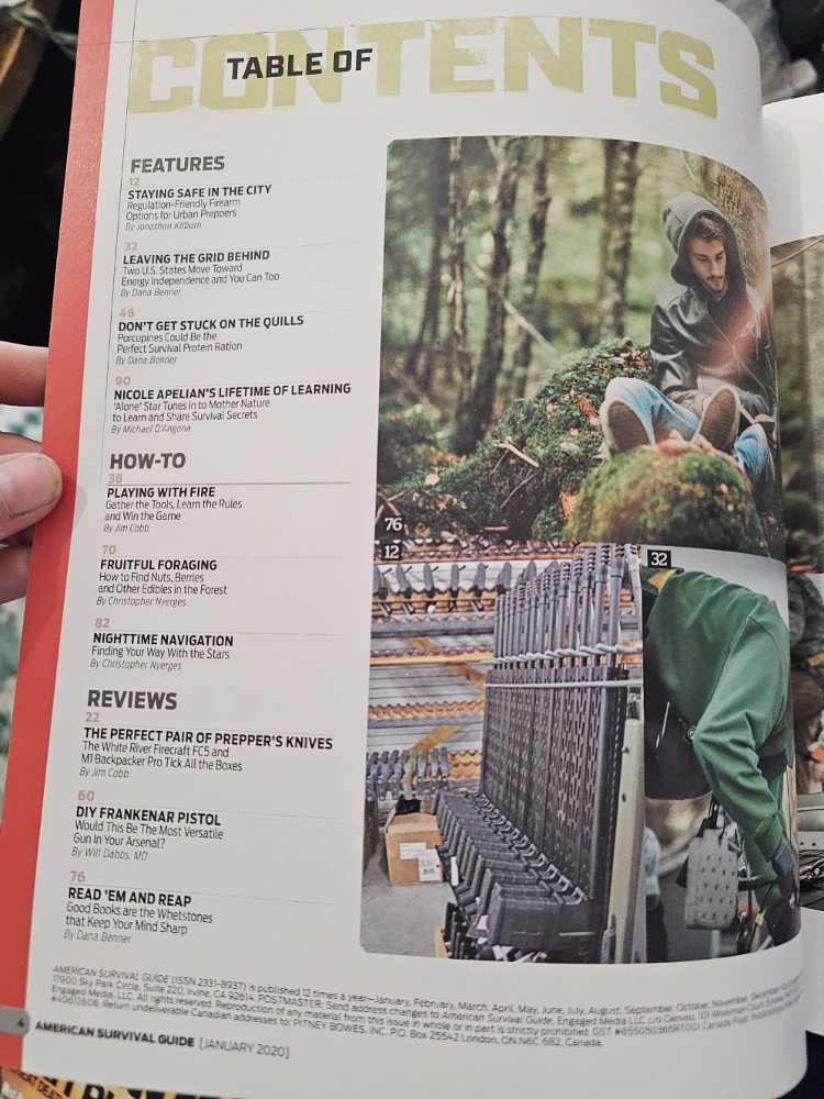 American Survival Guide  (January) magazine collectible [Barcode 07165801319301] - Main Image 2