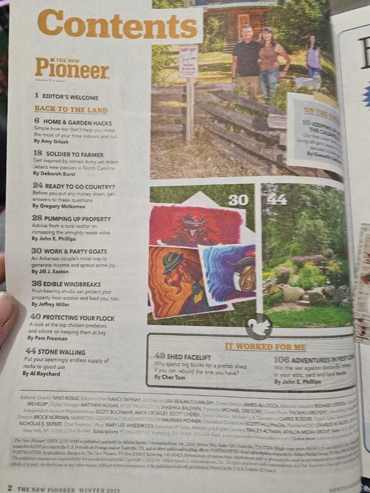 The New Pioneer  (January) magazine collectible [Barcode 07447002626614] - Main Image 2