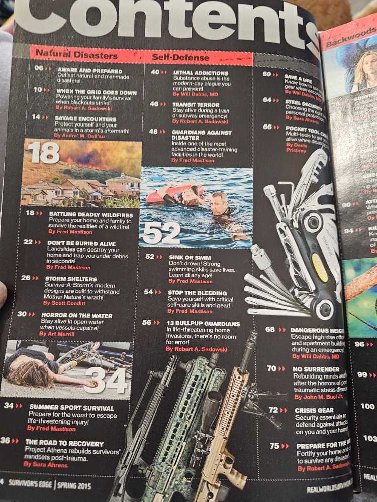 Survivor’s Edge  (July) magazine collectible [Barcode 07447002163652] - Main Image 2