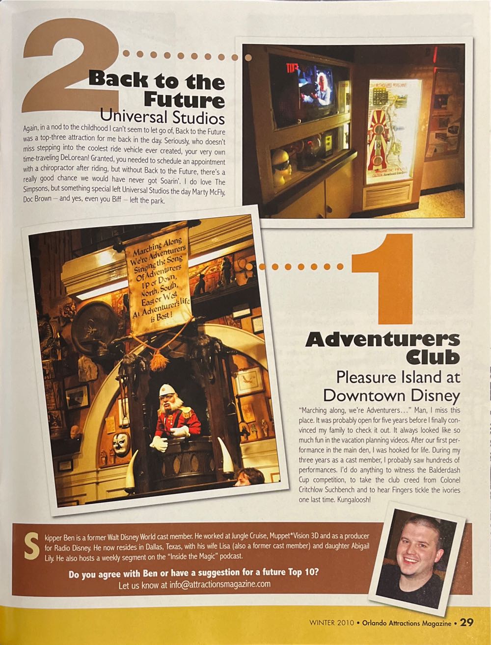 Orlando Attractions Magazine Vol. 4 Nr. 1  magazine collectible [Barcode 725274237876] - Main Image 2