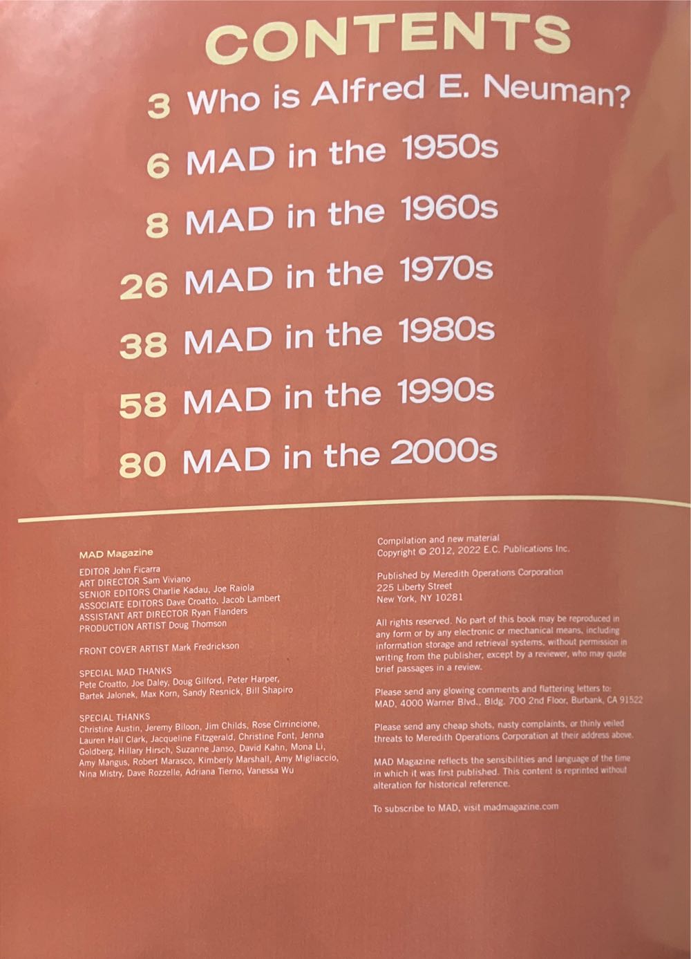 MAD - The Best of the Worst! - Special Collector’s Edition  (November) magazine collectible [Barcode 07099210525026] - Main Image 4