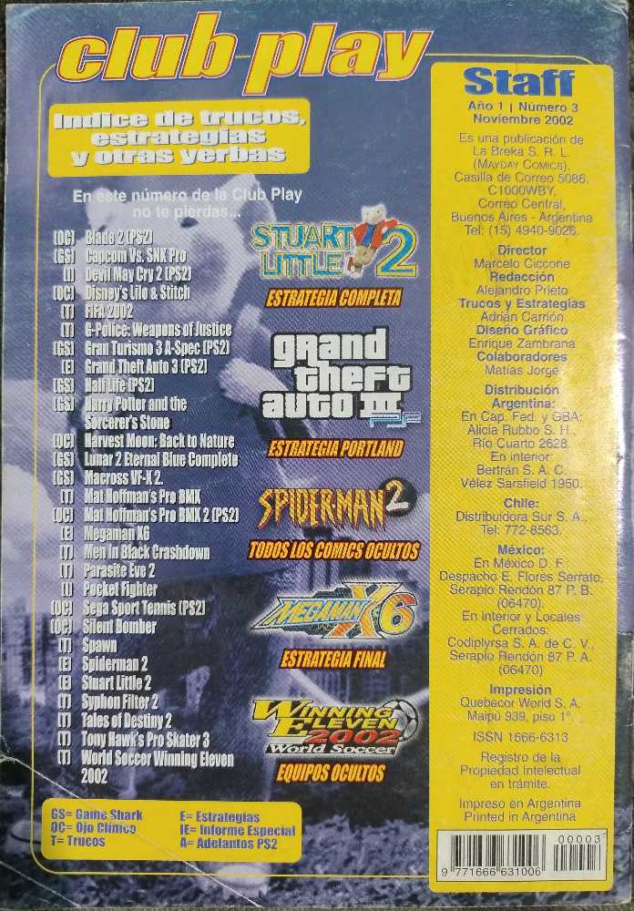 Club Play Año 1 # 3   (noviembre) magazine collectible - Main Image 4