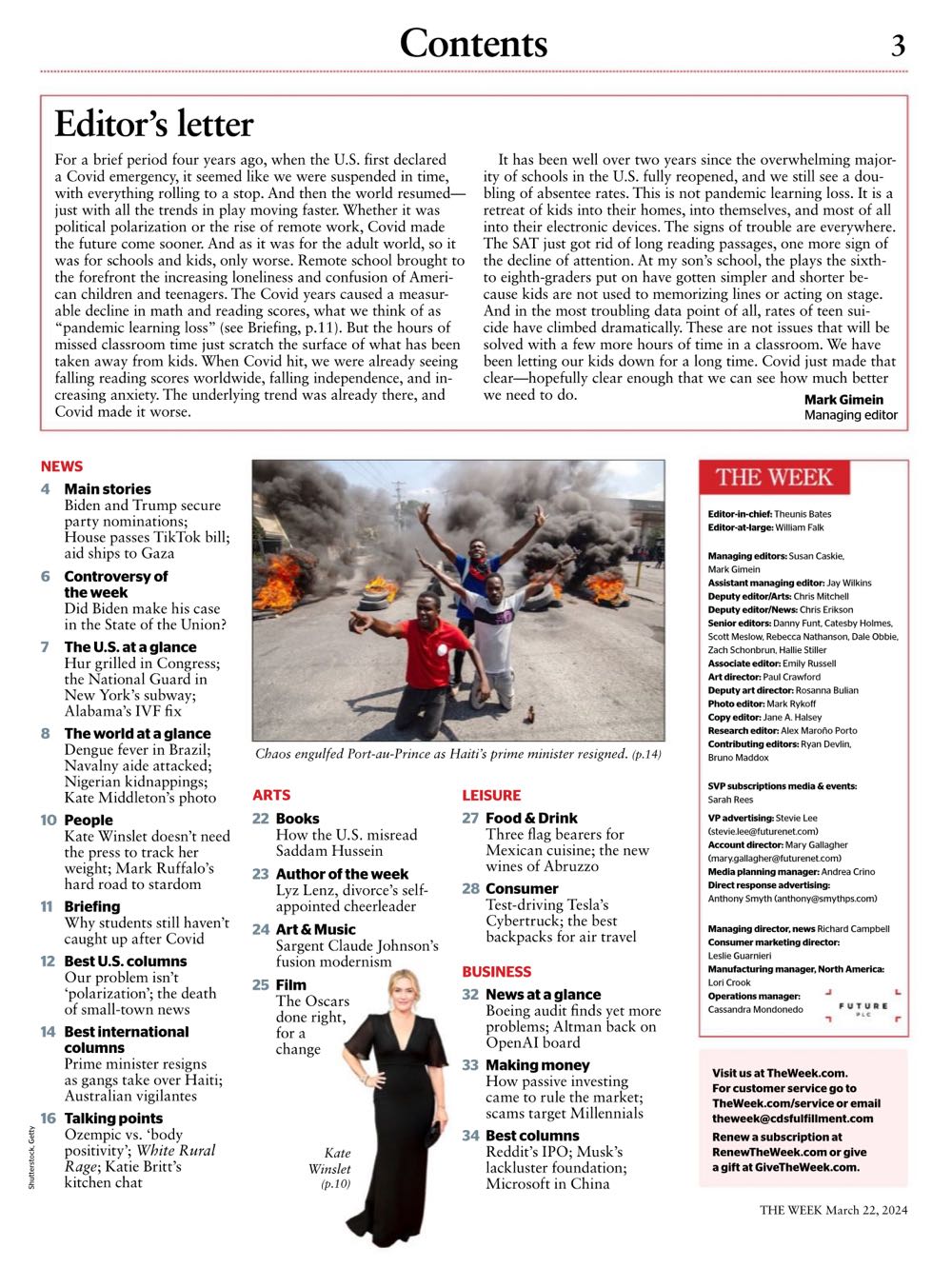 The Week  (March) magazine collectible - Main Image 2