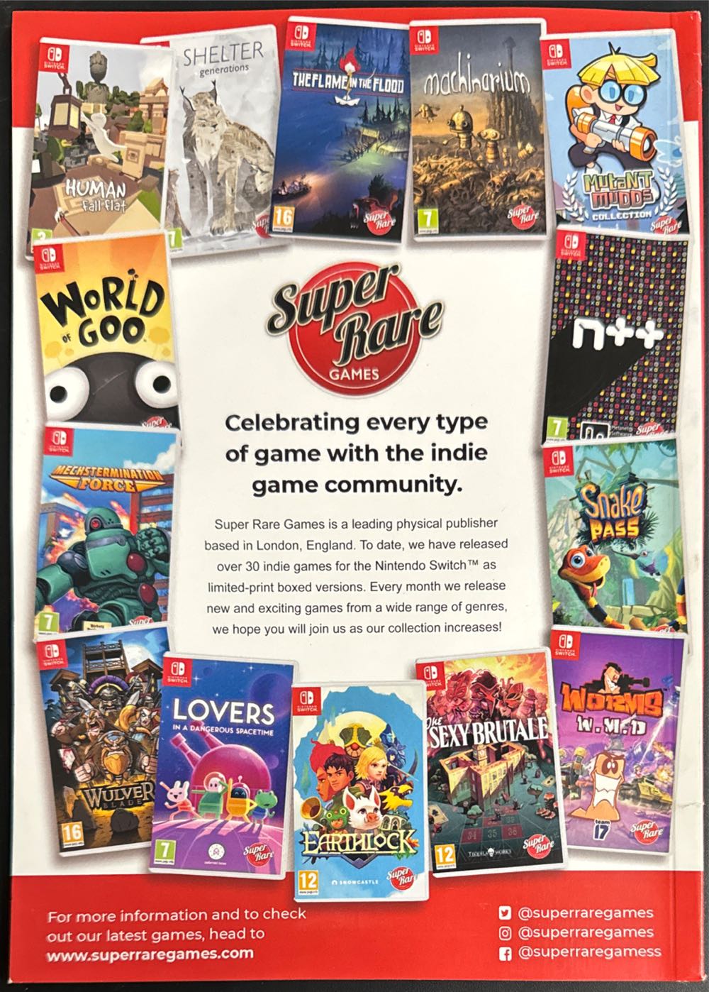 Switch Player 41  (June) magazine collectible - Main Image 2