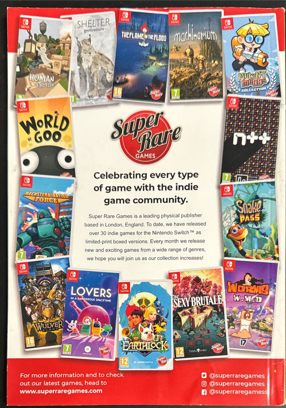 Switch Player 43  (August) magazine collectible - Main Image 2