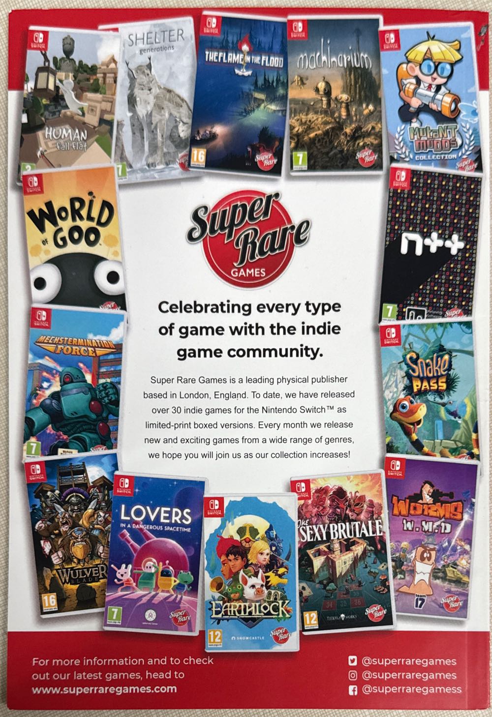 Switch Player 45  (October) magazine collectible - Main Image 2