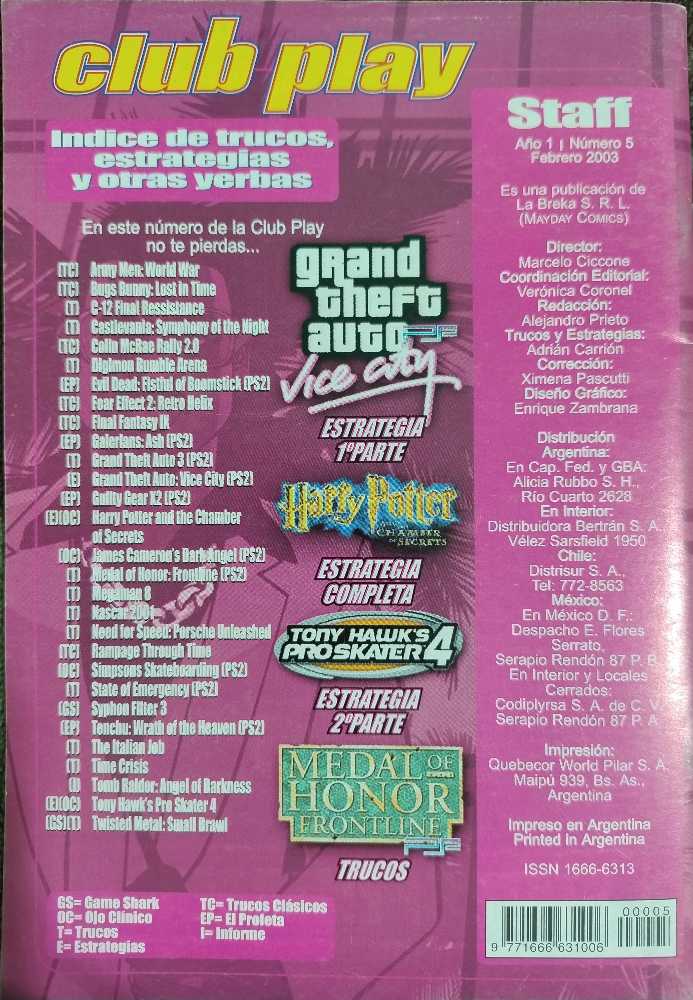 Club Play Año 1 # 5  (febrero) magazine collectible - Main Image 4