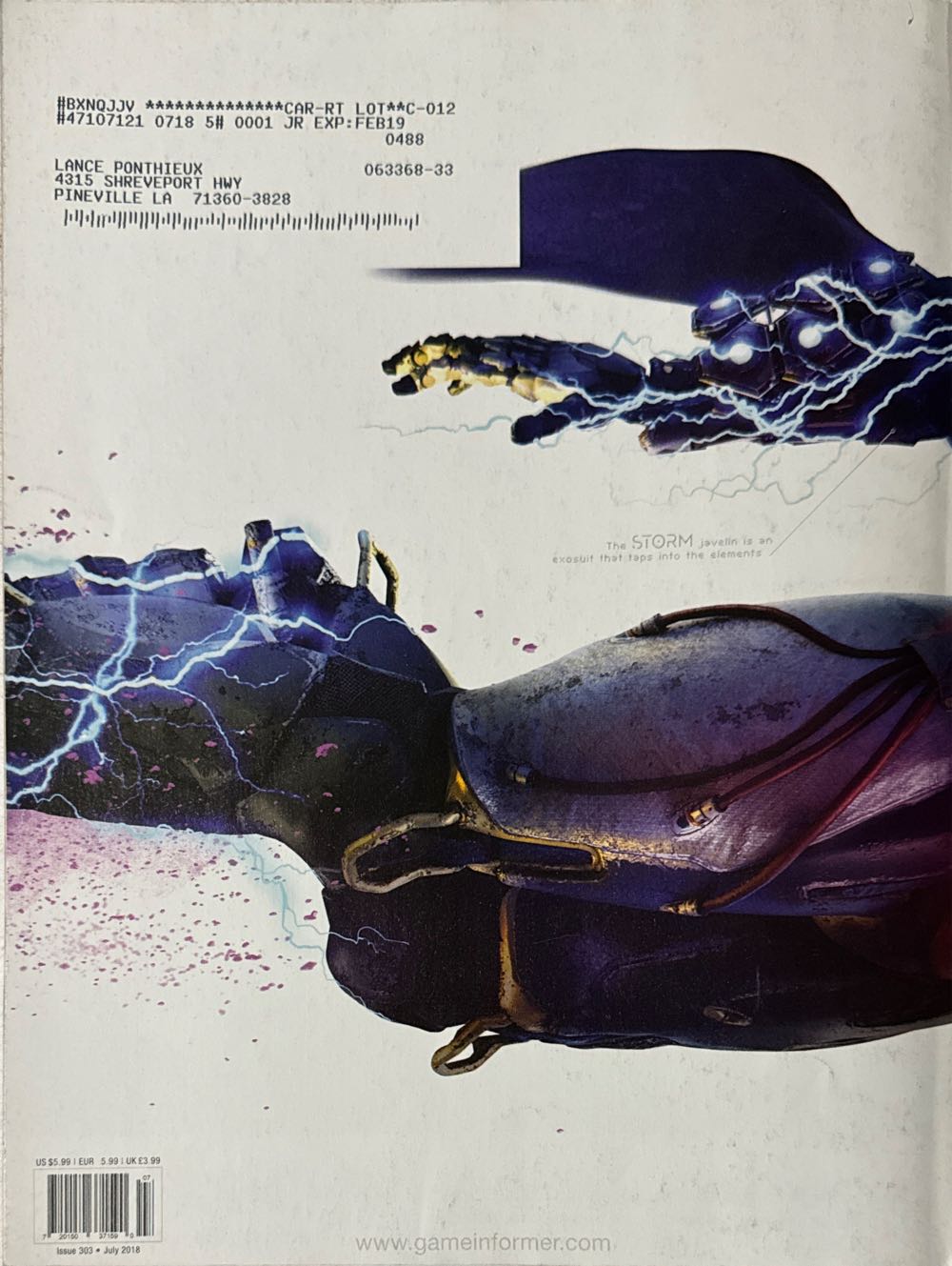 Game Informer 303 (Cover 3 of 4)  (July) magazine collectible - Main Image 2