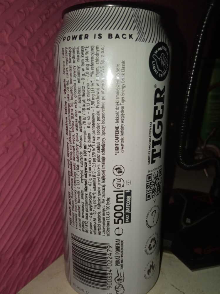 Tiger Mystery (?) White  magazine collectible [Barcode 5900334022479] - Main Image 2