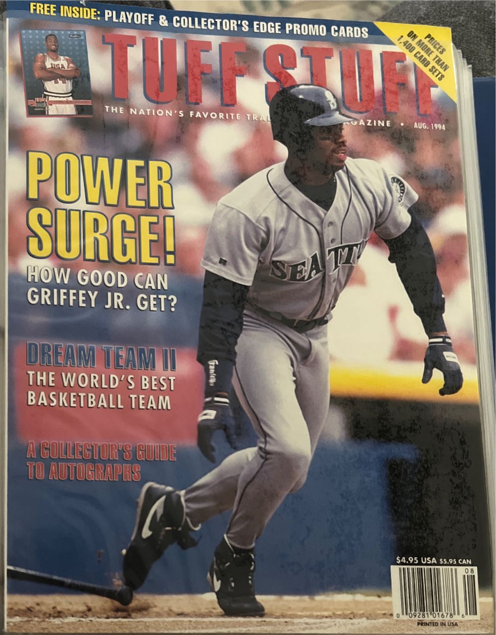 Cover: Ken Griffey Jr Of The Seattle Mariners  (August) magazine collectible [Barcode 00928101678608] - Main Image 1
