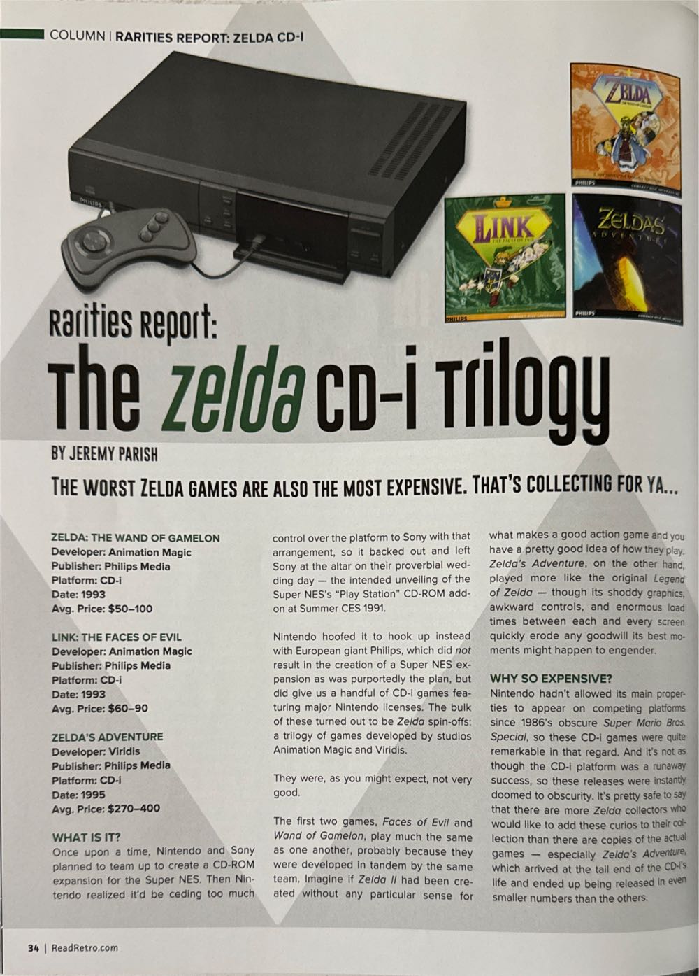 Retro Videogame Magazine 11 Zelda Issue  magazine collectible [Barcode 07447029348471] - Main Image 4