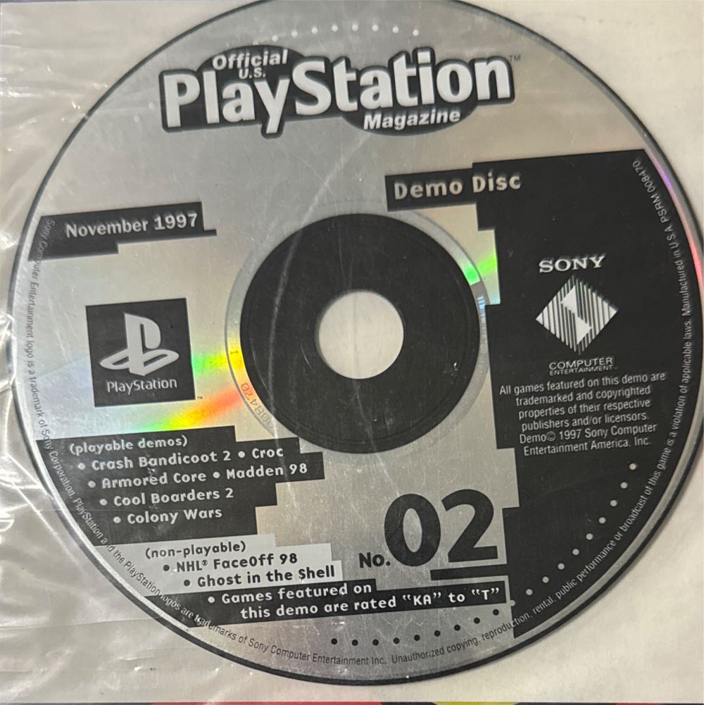 Official U.S. PlayStation Magazine 2  (November) magazine collectible - Main Image 3