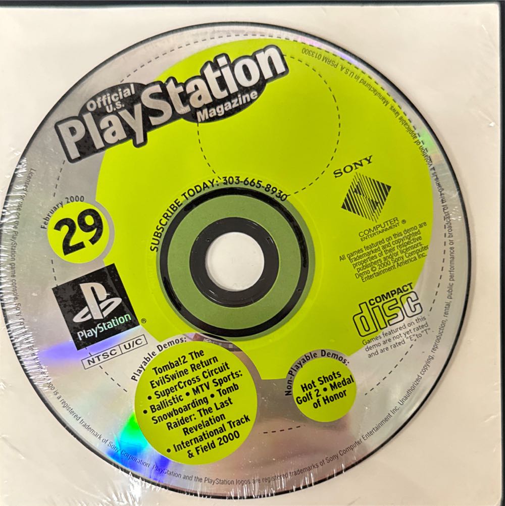Official U.S. PlayStation Magazine 29  (February) magazine collectible [Barcode 07099206968202] - Main Image 3