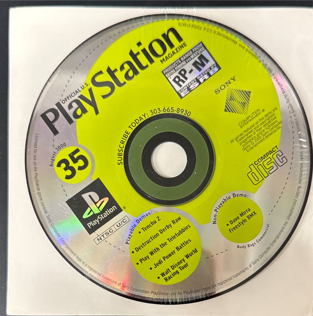 Official U.S. PlayStation Magazine 35  (August) magazine collectible [Barcode 01402406968408] - Main Image 3