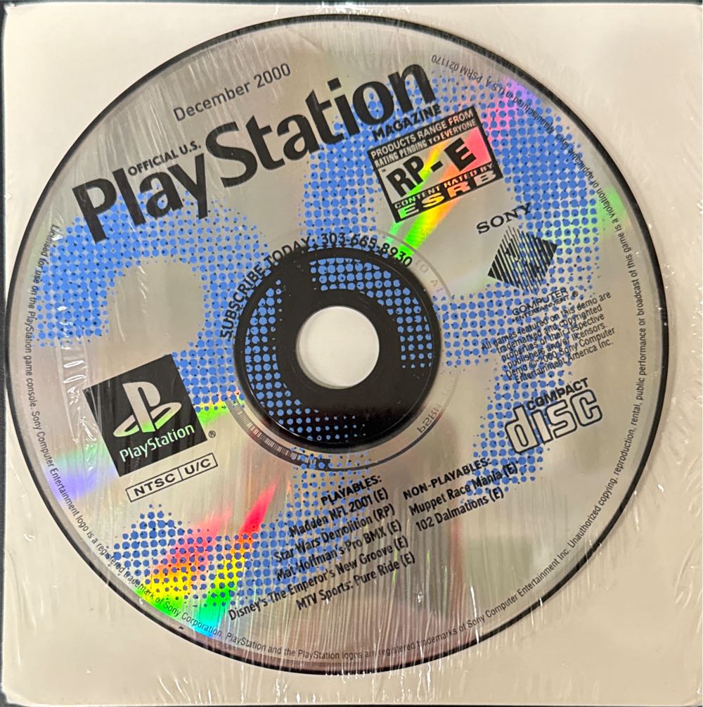 Official U.S. PlayStation Magazine 39  (December) magazine collectible [Barcode 07099206968212] - Main Image 3