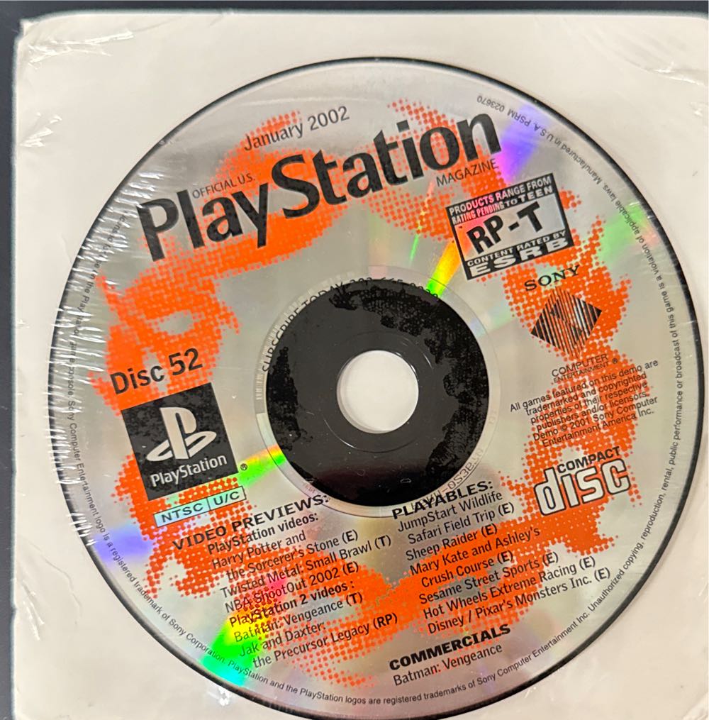 Official US PlayStation Magazine 52  (January) magazine collectible [Barcode 01402406968401] - Main Image 3