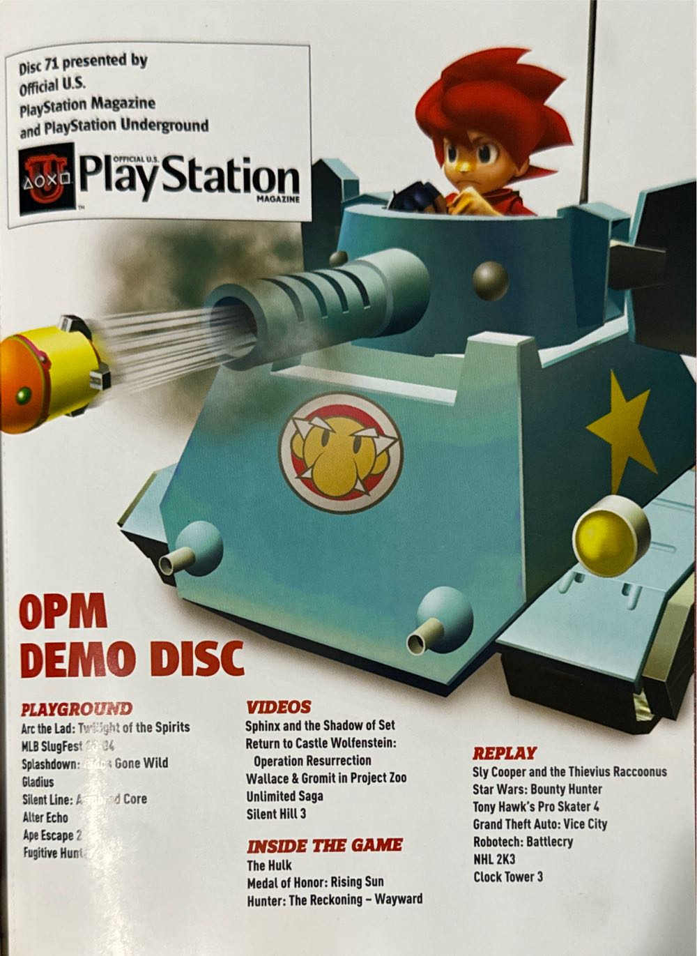 Official U.S. PlayStation Magazine 71  (August) magazine collectible [Barcode 07099206968208] - Main Image 3