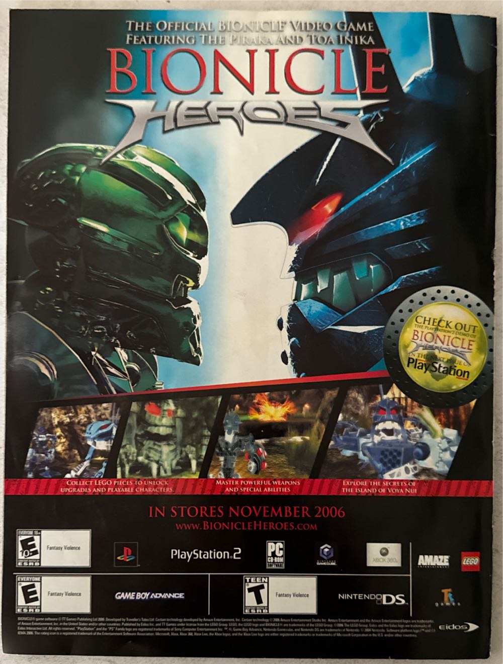 Official U.S. PlayStation Magazine 110 W/Demo  (November) magazine collectible - Main Image 2