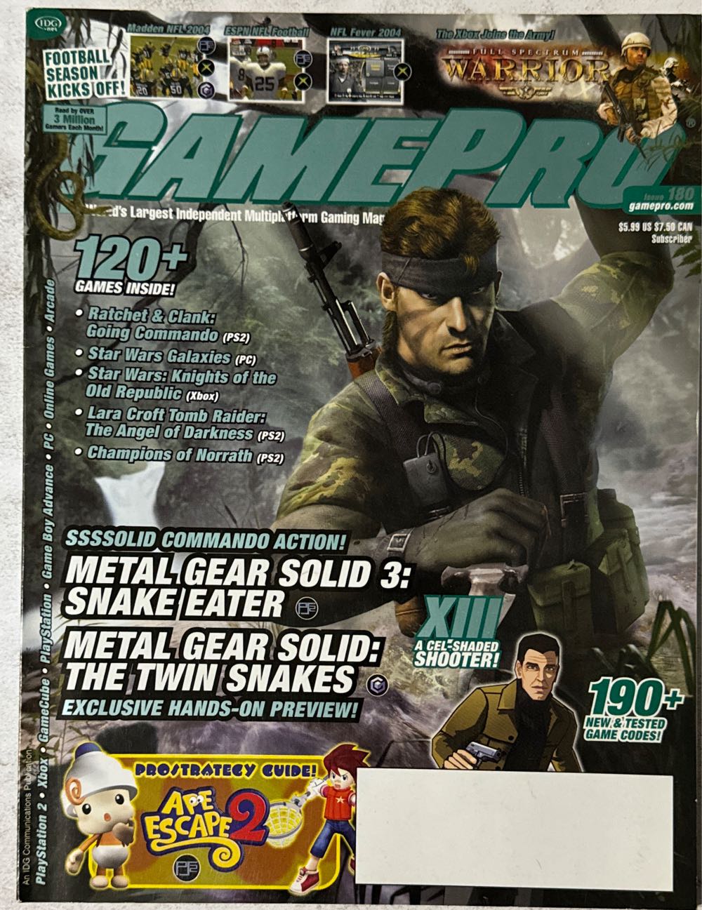 GamePro 180 (September) magazine collectible - Main Image 1