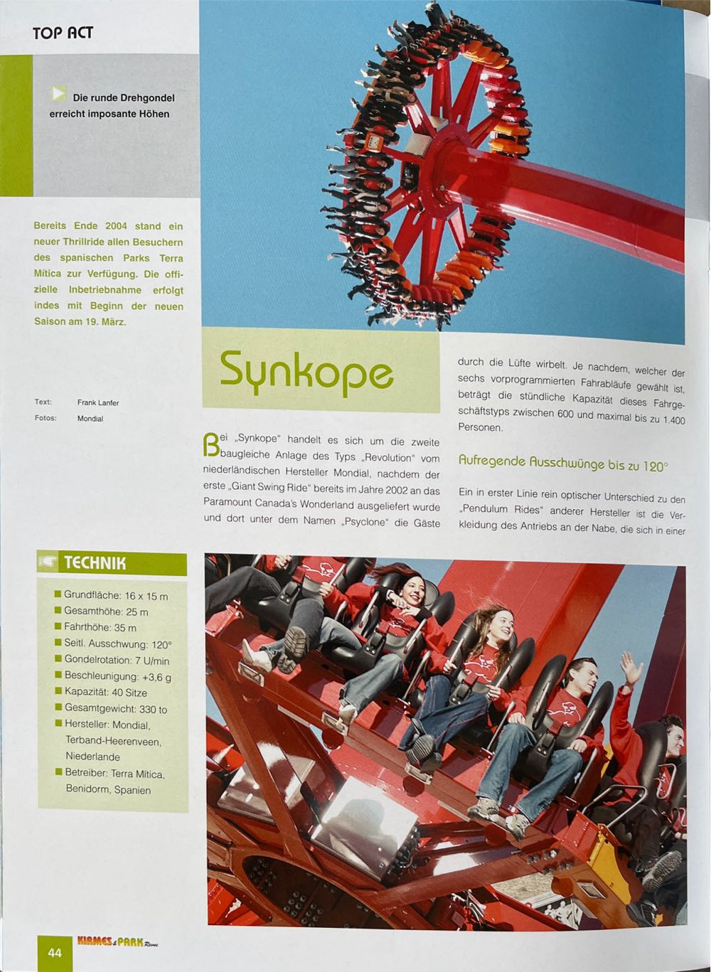 Kirmes & Park Revue 93  (April) magazine collectible - Main Image 3