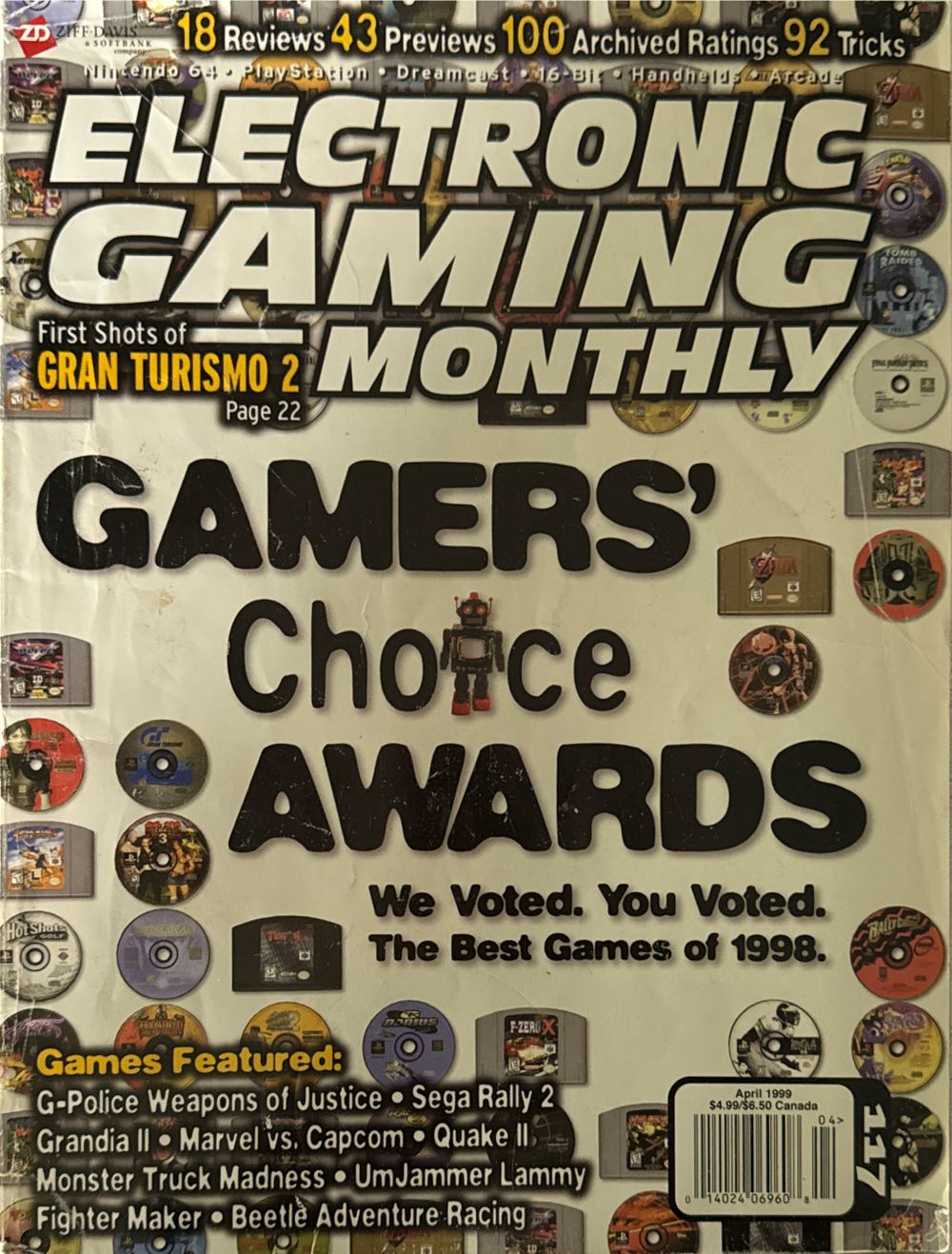 Electronic Gaming Monthly 117  (April) magazine collectible [Barcode 01402406960804] - Main Image 1