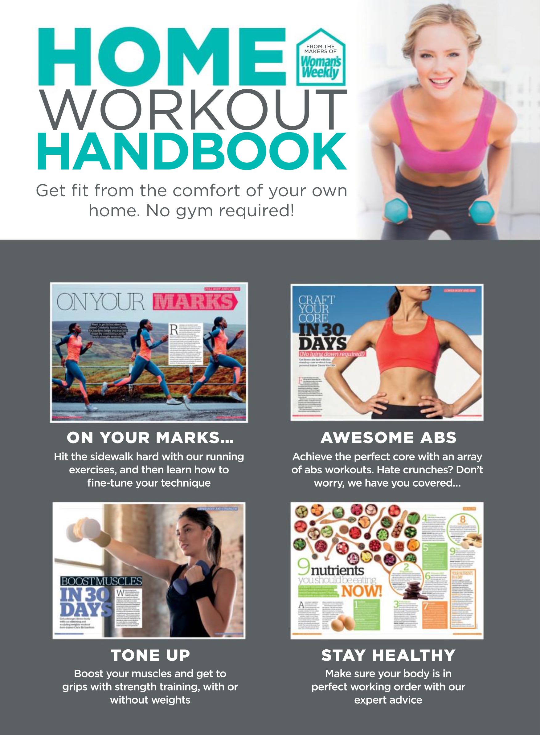 Home Workout Handbook  2022 December  (December) magazine collectible - Main Image 2