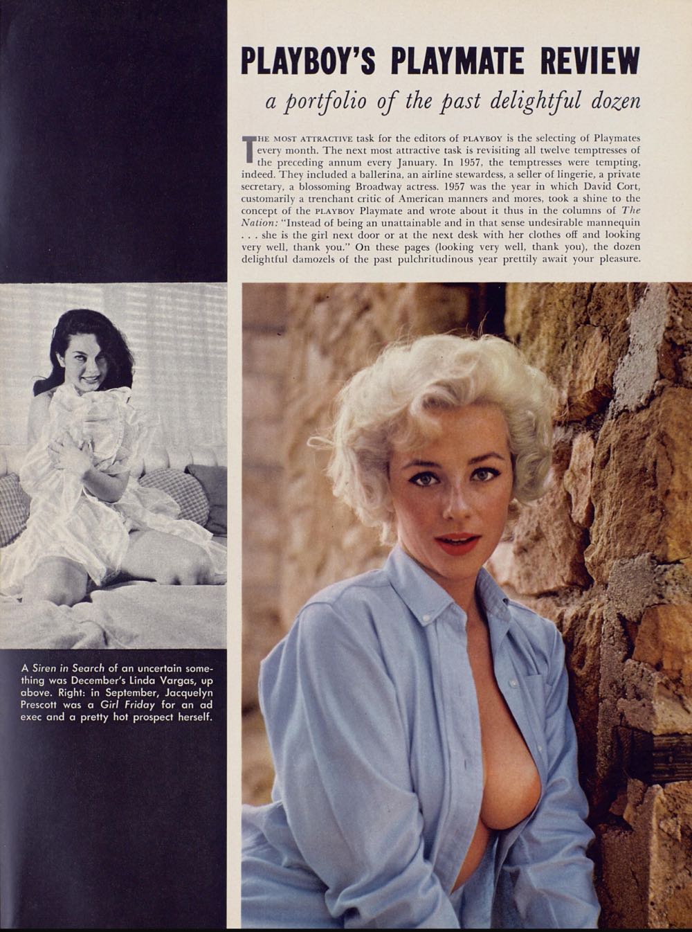 PB0501 Playboy January 1958  (January) magazine collectible - Main Image 4
