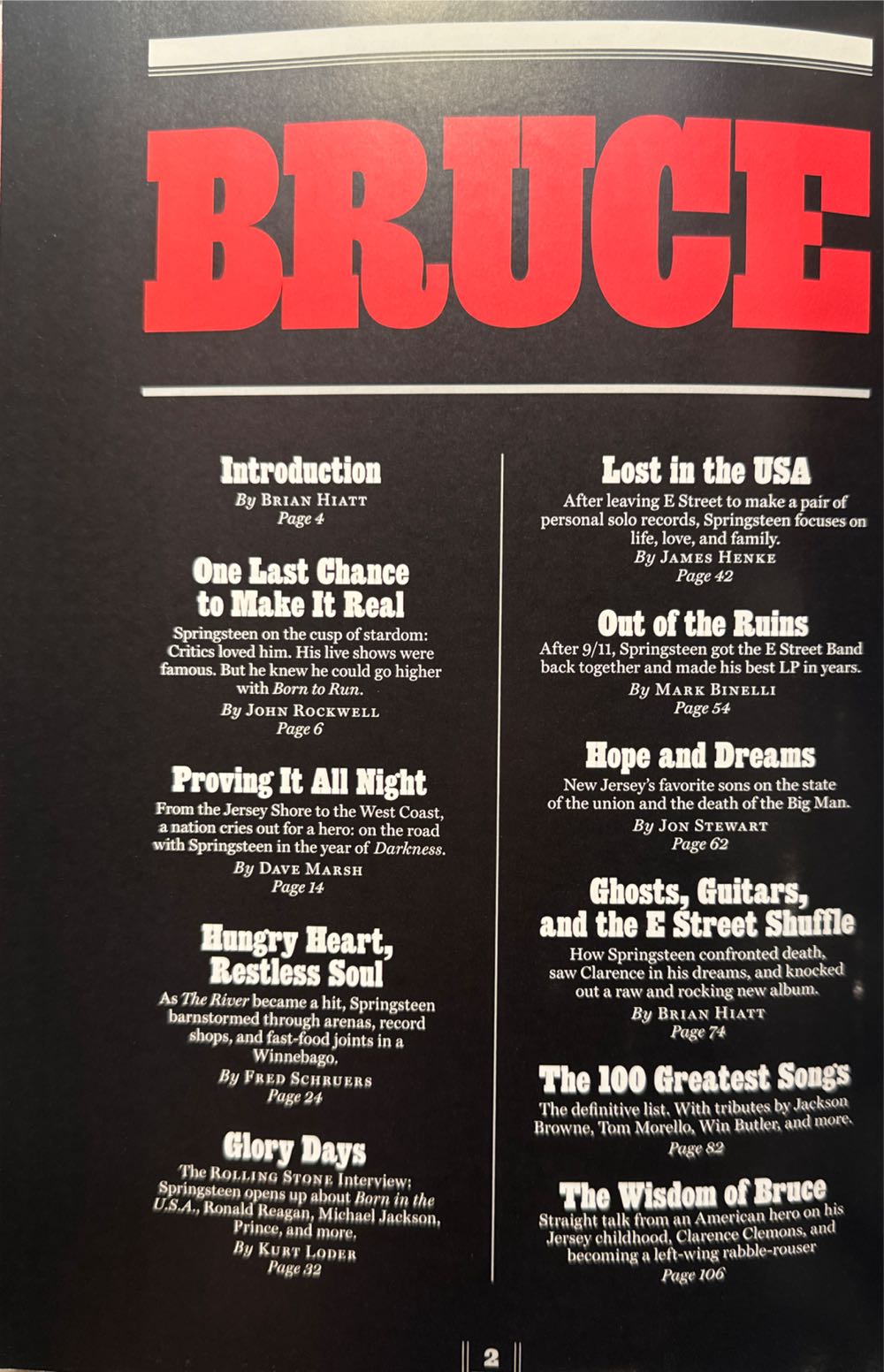 Rolling Stone Collectors Edition Bruce Springsteen 2022 Reissue  (April) magazine collectible [Barcode 07244010672725] - Main Image 2