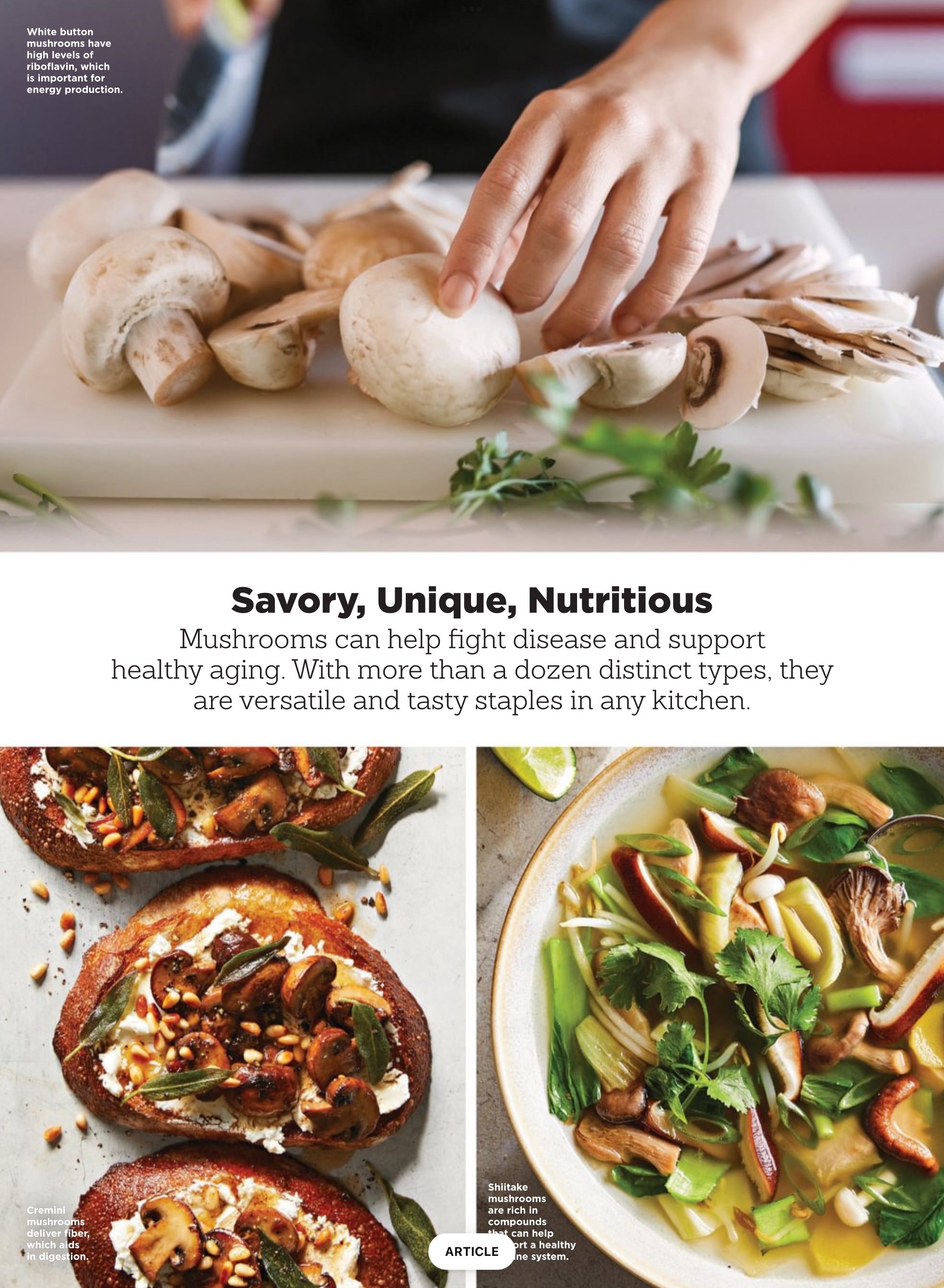 EatingWell Mushrooms  2023 May  (May) magazine collectible - Main Image 2