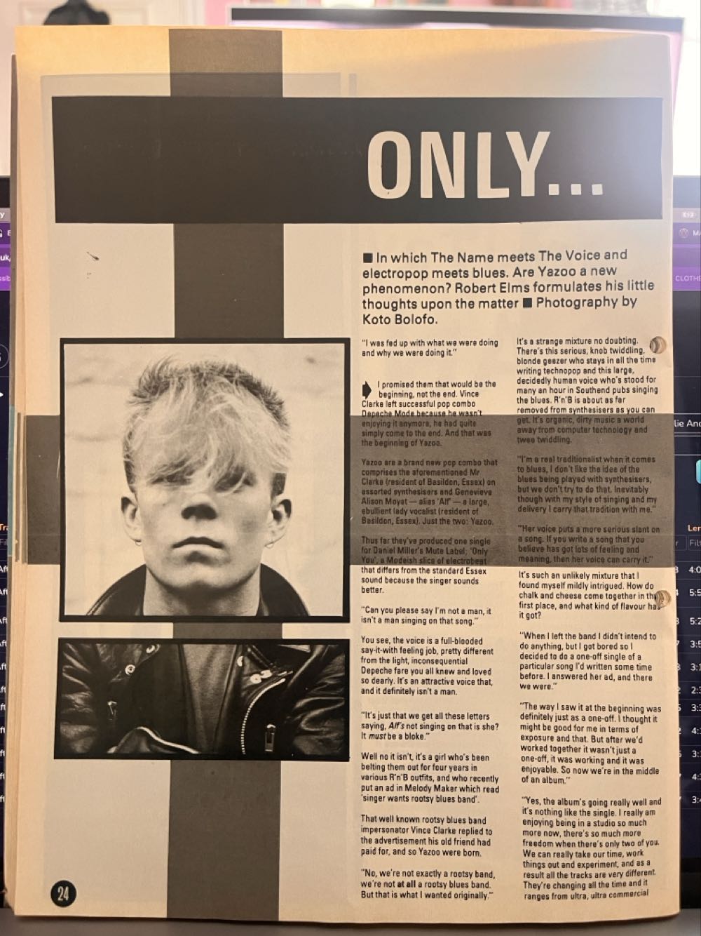 New Sounds New Styles Magazine (82/06) Jun 82  (June) magazine collectible - Main Image 2